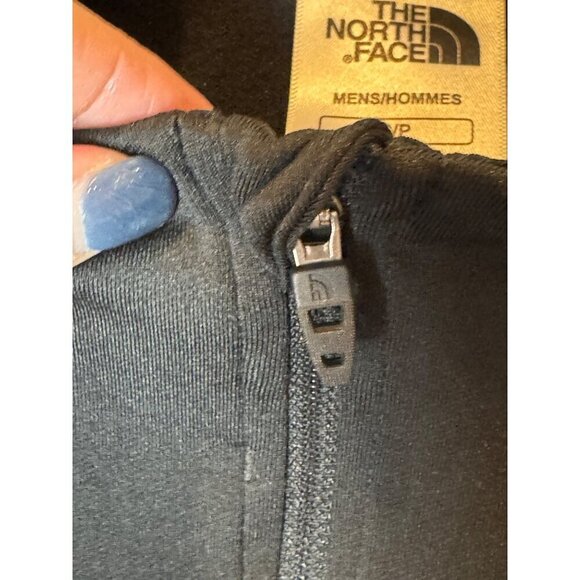 The North Face Shirt Men Small Black Vapor Wick Impulse Quarter‎ Zip Gorpcore - Picture 11 of 13